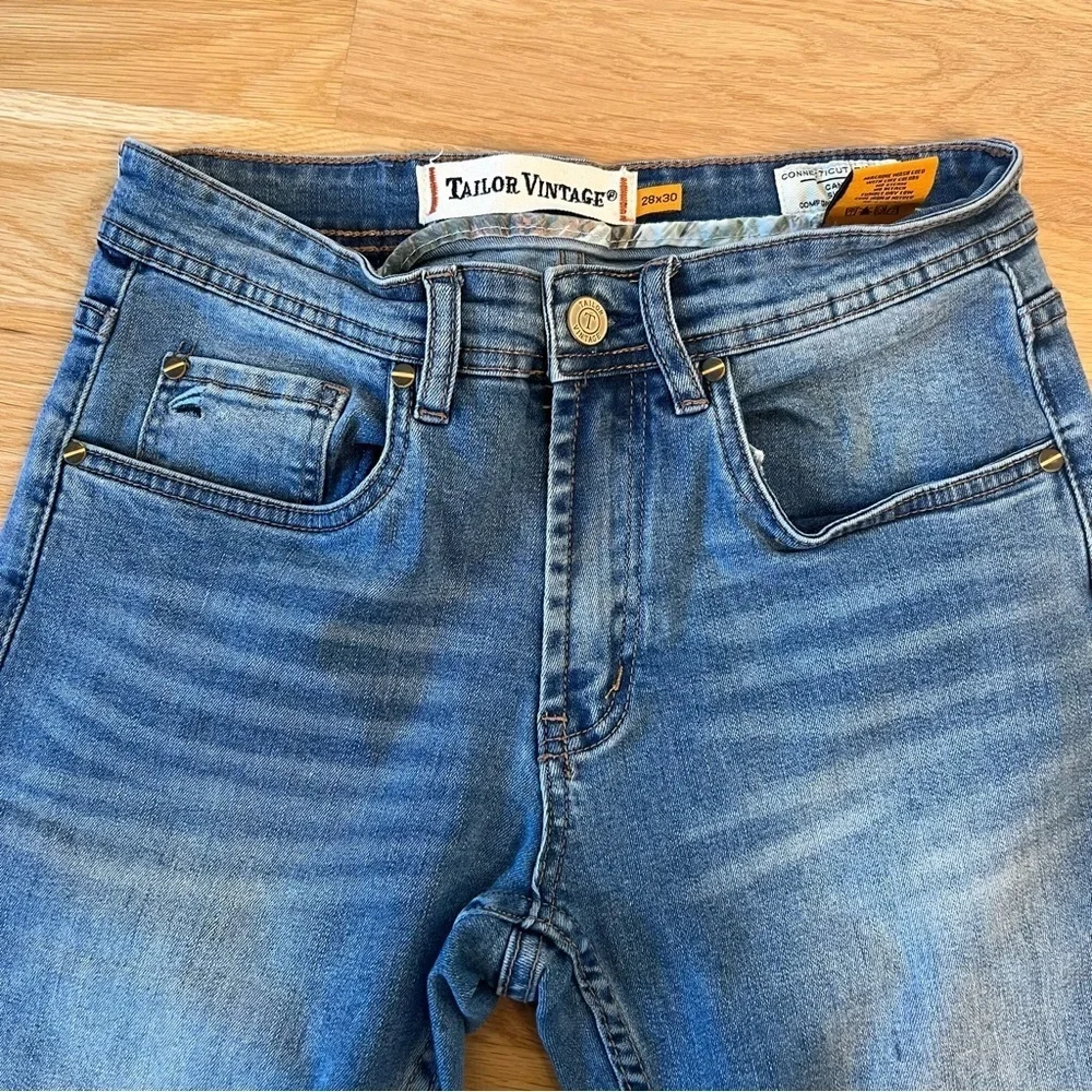 Tailor Vintage Canaan Slim Fit Denim Jeans Size 28x30